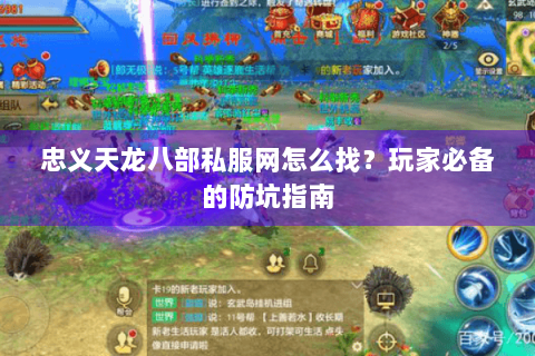 忠义天龙八部私服网怎么找？玩家必备的防坑指南