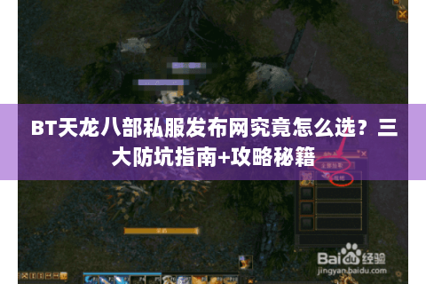 BT天龙八部私服发布网究竟怎么选?三大防坑指南+攻略秘籍 BT天龙八部私服发布网究竟怎么选?三大防坑指南+攻略秘籍