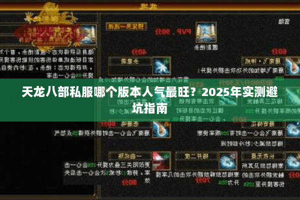 天龙八部私服哪个版本人气最旺？2025年实测避坑指南