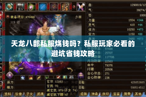 天龙八部私服烧钱吗？私服玩家必看的避坑省钱攻略