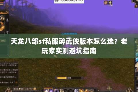 天龙八部sf私服醉武侠版本怎么选?老玩家实测避坑指南 天龙八部sf私服醉武侠版本怎么选?老玩家实测避坑指南