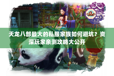 天龙八部最大的私服家族如何避坑？资深玩家亲测攻略大公开