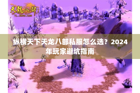 纵横天下天龙八部私服怎么选?2024年玩家避坑指南 纵横天下天龙八部私服怎么选?2024年玩家避坑指南