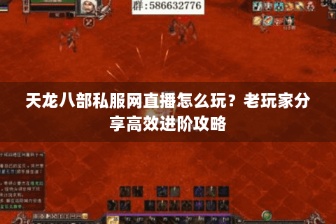 天龙八部私服网直播怎么玩?老玩家分享高效进阶攻略 天龙八部私服网直播怎么玩?老玩家分享高效进阶攻略
