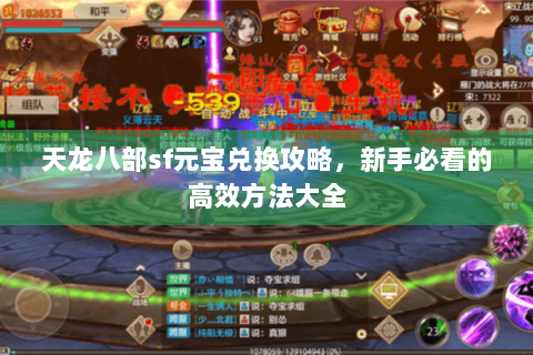 天龙八部sf元宝兑换攻略,新手必看的高效方法大全 天龙八部sf元宝兑换攻略,新手必看的高效方法大全