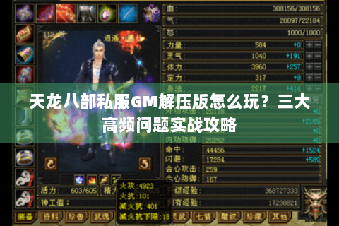 天龙八部私服GM解压版怎么玩?三大高频问题实战攻略 天龙八部私服GM解压版怎么玩?三大高频问题实战攻略