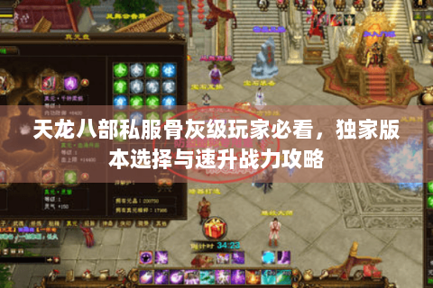 天龙八部私服骨灰级玩家必看,独家版本选择与速升战力攻略 天龙八部私服骨灰级玩家必看,独家版本选择与速升战力攻略