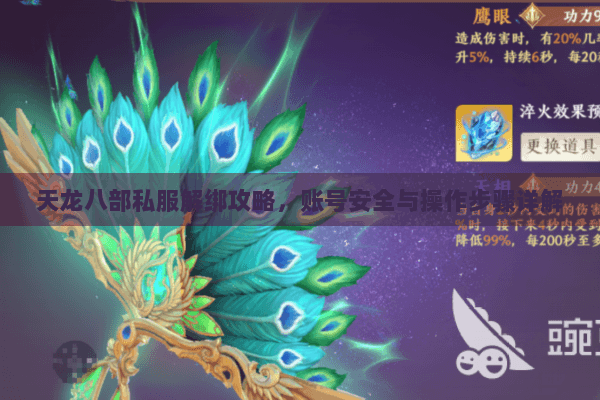 天龙八部私服解绑攻略,账号安全与操作步骤详解 天龙八部私服解绑攻略,账号安全与操作步骤详解