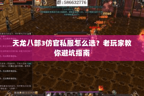 天龙八部3仿官私服怎么选?老玩家教你避坑指南 天龙八部3仿官私服怎么选?老玩家教你避坑指南