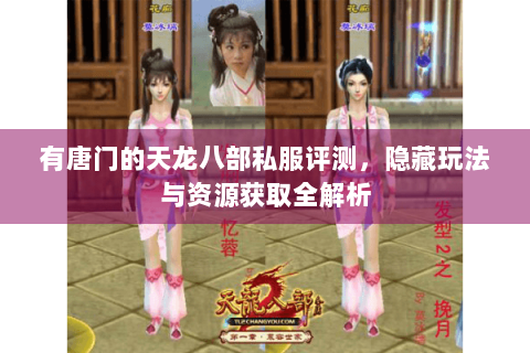 有唐门的天龙八部私服评测，隐藏玩法与资源获取全解析