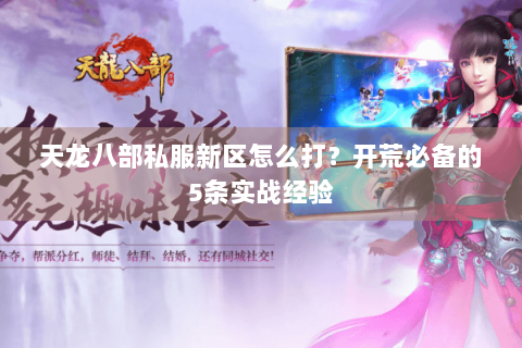 天龙八部私服新区怎么打？开荒必备的5条实战经验