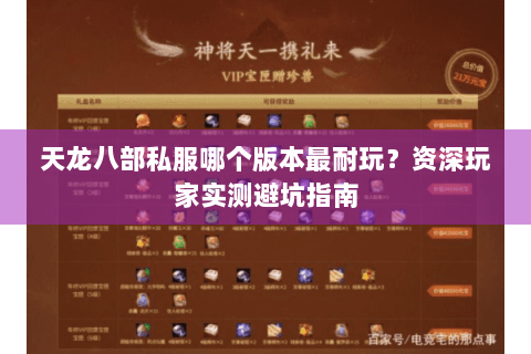 天龙八部私服哪个版本最耐玩?资深玩家实测避坑指南 天龙八部私服哪个版本最耐玩?资深玩家实测避坑指南