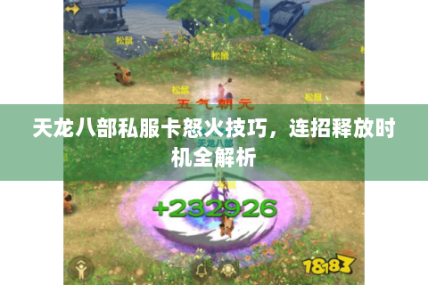 天龙八部私服卡怒火技巧，连招释放时机全解析