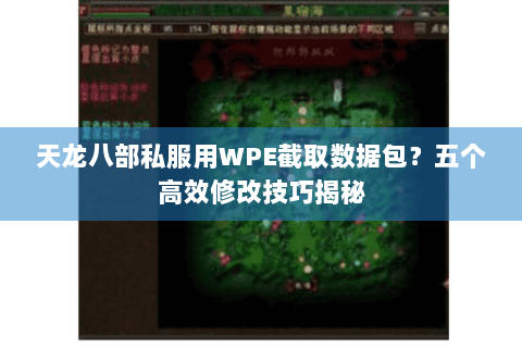 天龙八部私服用WPE截取数据包?五个高效修改技巧揭秘 天龙八部私服用WPE截取数据包?五个高效修改技巧揭秘