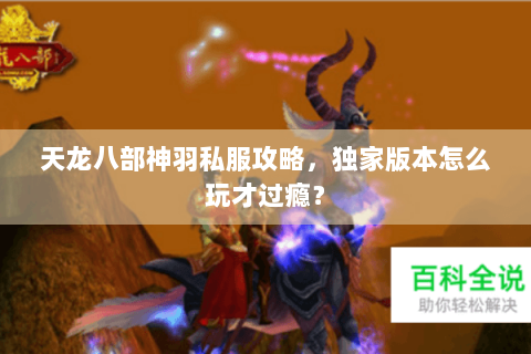 天龙八部神羽私服攻略，独家版本怎么玩才过瘾？