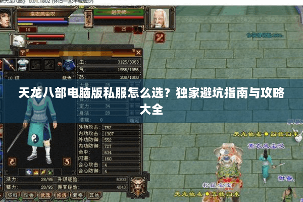 天龙八部电脑版私服怎么选?独家避坑指南与攻略大全 天龙八部电脑版私服怎么选?独家避坑指南与攻略大全