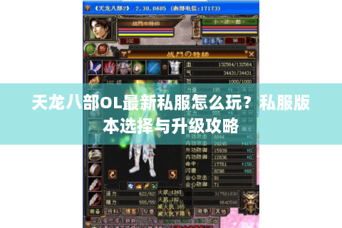天龙八部OL最新私服怎么玩?私服版本选择与升级攻略 天龙八部OL最新私服怎么玩?私服版本选择与升级攻略
