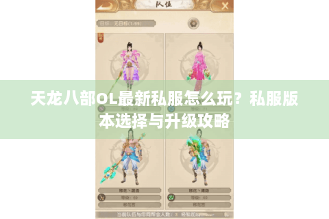 天龙八部OL最新私服怎么玩?私服版本选择与升级攻略 天龙八部OL最新私服怎么玩?私服版本选择与升级攻略