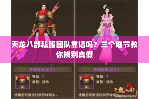 天龙八部私服团队靠谱吗?三个细节教你辨别真假 天龙八部私服团队靠谱吗?三个细节教你辨别真假