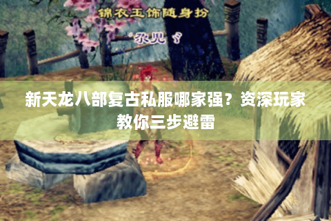 新天龙八部复古私服哪家强?资深玩家教你三步避雷 新天龙八部复古私服哪家强?资深玩家教你三步避雷
