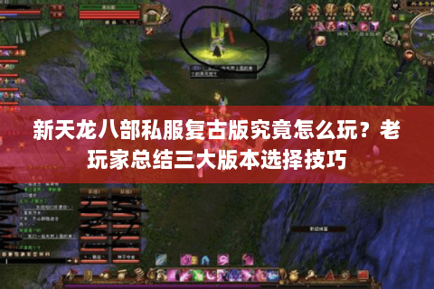 新天龙八部私服复古版究竟怎么玩？老玩家总结三大版本选择技巧