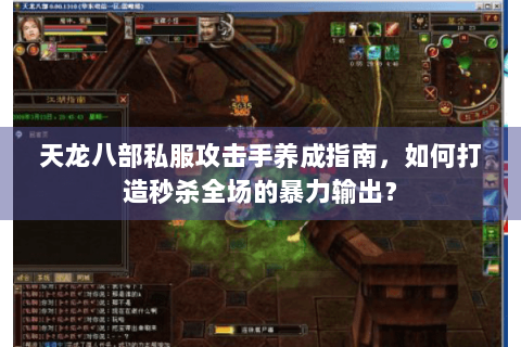 天龙八部私服攻击手养成指南,如何打造秒杀全场的暴力输出? 天龙八部私服攻击手养成指南,如何打造秒杀全场的暴力输出?