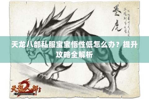 天龙八部私服宝宝悟性低怎么办？提升攻略全解析