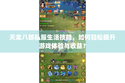 天龙八部私服生活技能，如何轻松提升游戏体验与收益？