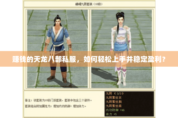 赚钱的天龙八部私服，如何轻松上手并稳定盈利？